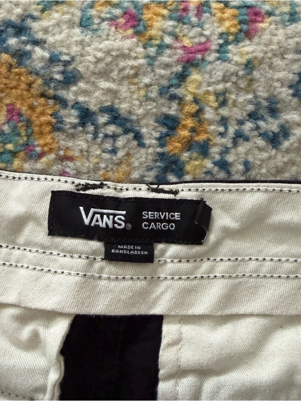 Vans Cargo Bermuda Shorts Black Skater Boyfriend Y2K - Picture 2 of 2